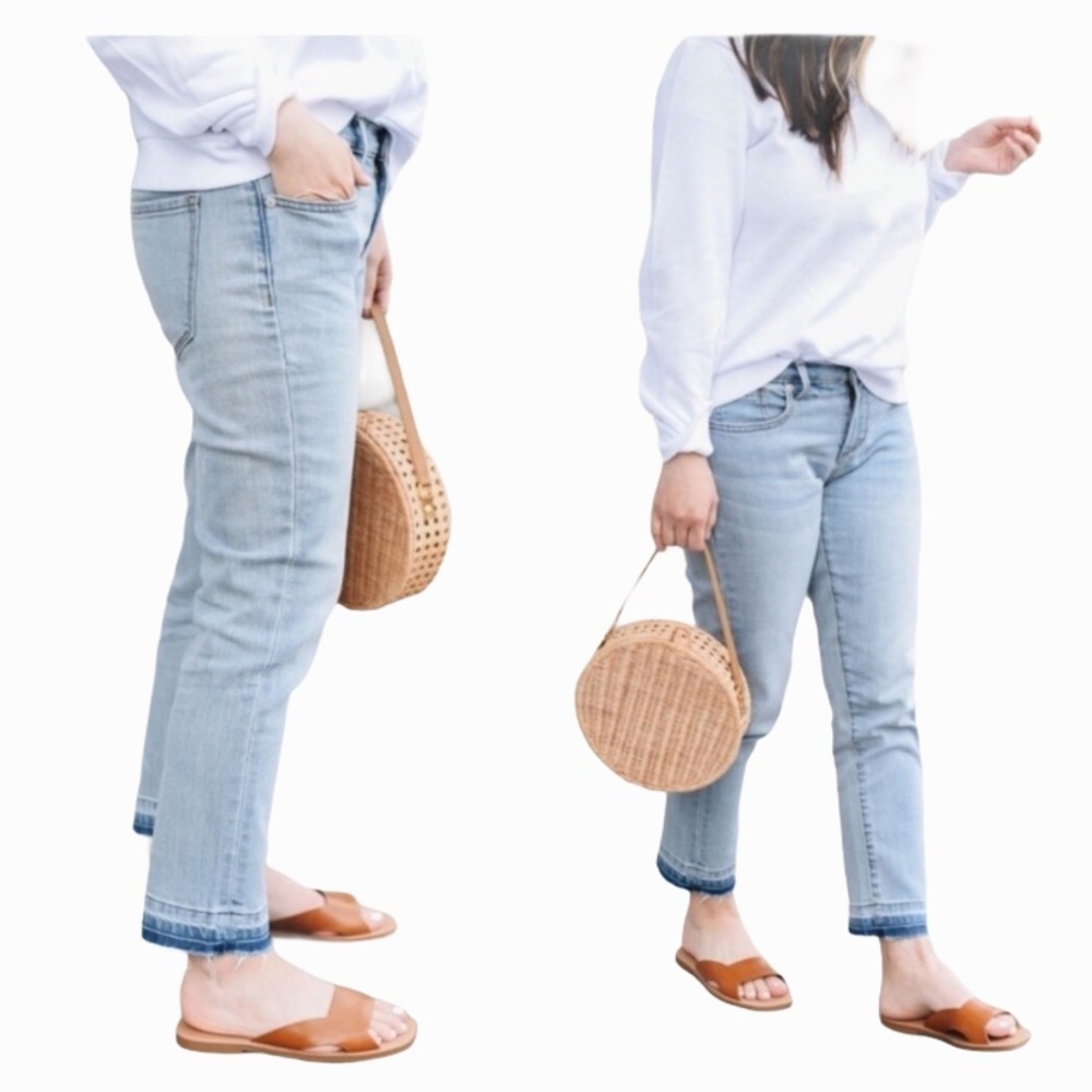 Banana Republic Girlfriend Released Hem Jeans 31 Long
